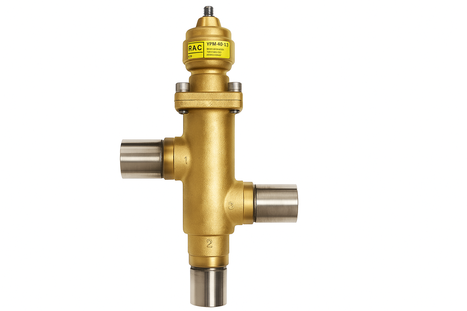 Válvula de 3 vias HGMV - Produto para refrigeração comercial e industrial