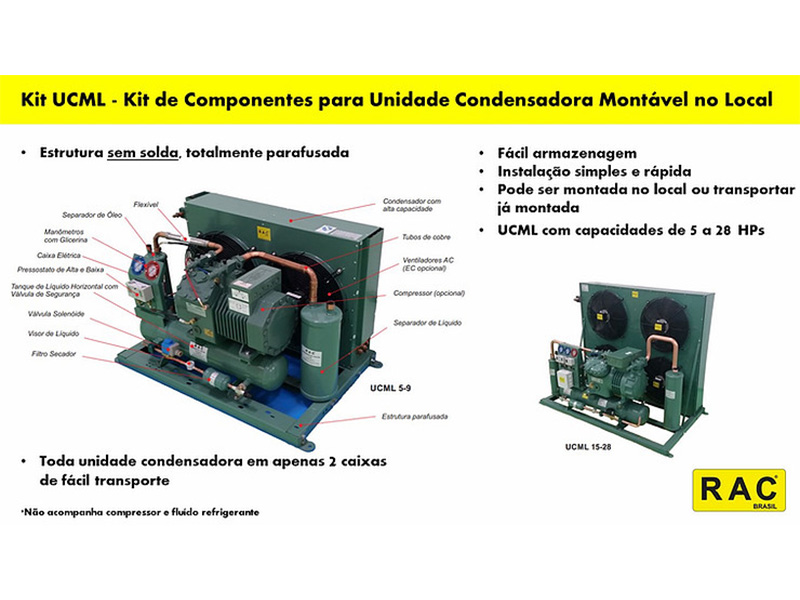 Lançamento RAC: KIT Unidade Condensadora - Notícia sobre refrigeração